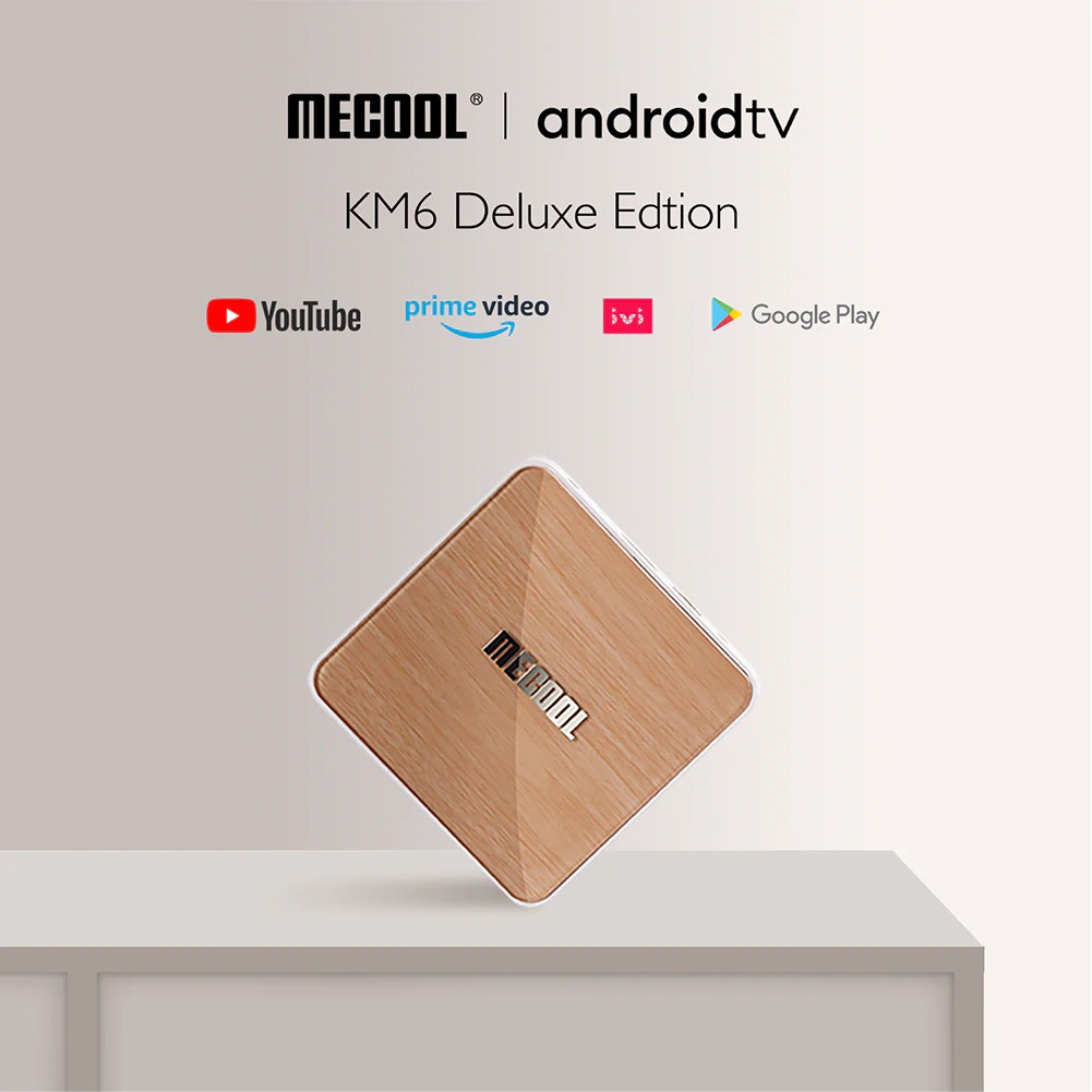 Android box MECOOL KM6 ATV Deluxe Amlogic S905X4 4GB RAM 64GB ROM bluetooth 5.0 5G WiFi 6 Android 10.0 TV