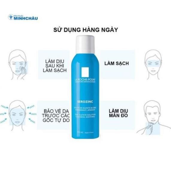 {NỘI ĐỊA PHÁP} Nước khoáng giúp làm sạch & làm dịu da La Roche-Posay Serozinc 300ml