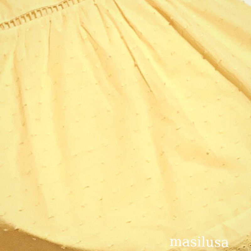 Đầm bé gái vải thô boil