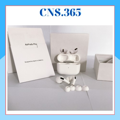 [1 Đổi 1] Tai Nghe Cao Cấp Airpods Pro Bluetooth, CNS.365 Định Vị - Đổi Tên - Sạc Không Dây