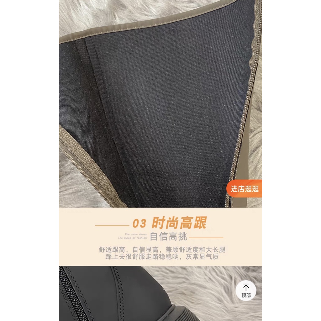 kumivn ORDER bốt boots dài mũi tròn đế bánh mì kiểu Anh | BigBuy360 - bigbuy360.vn