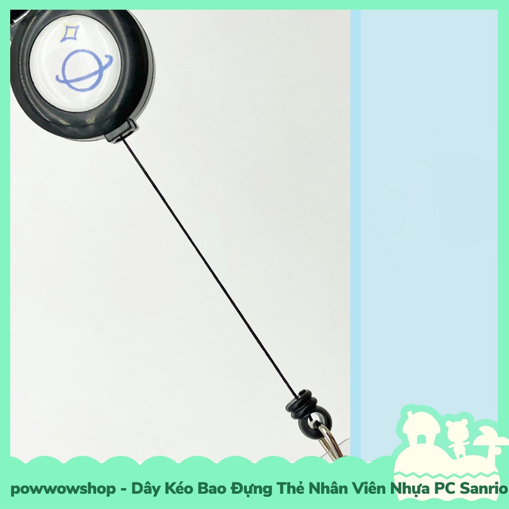 Dây Kéo Bao Đựng Thẻ Nhân Viên Nhựa PC Mẫu Nhân Vật Hoạt Hình Sanrio Family Festival Days