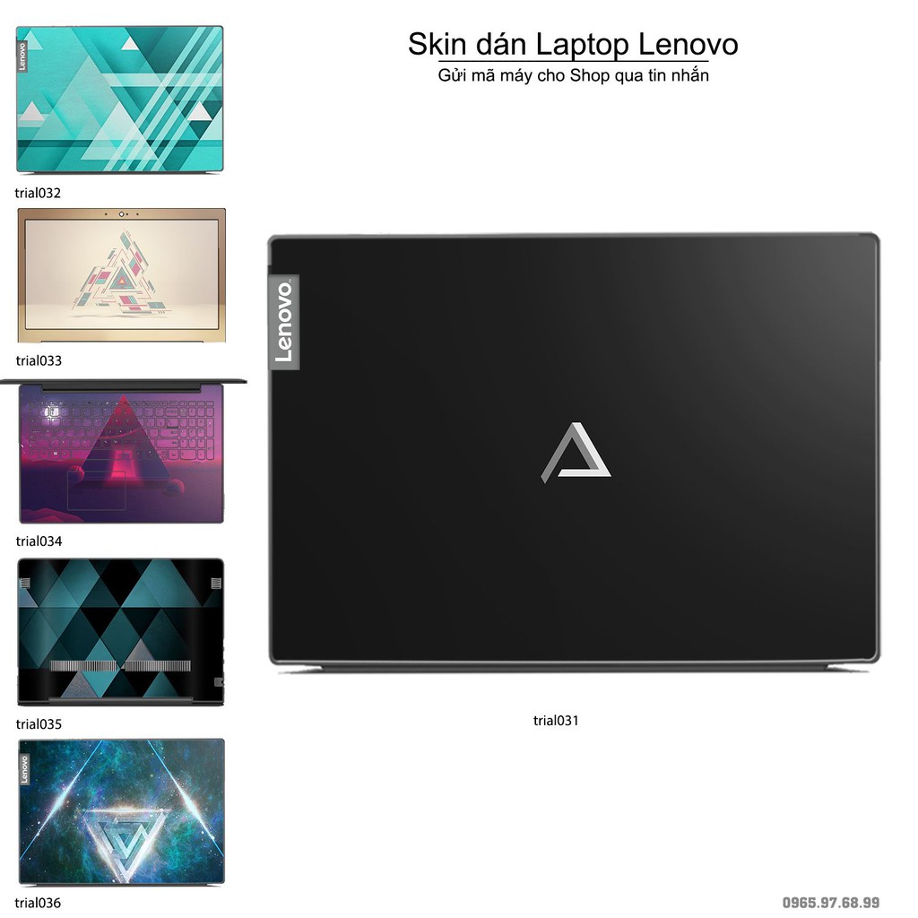 Skin dán Laptop Lenovo in hình Đa giác _nhiều mẫu 6 (inbox mã máy cho Shop)