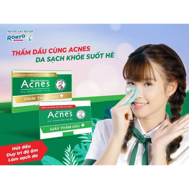 Giấy Thấm Dầu Acnes – Acnes Oil Remover Paper