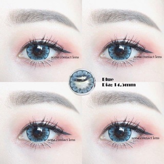 Lens mắt màu blue siêu xinh