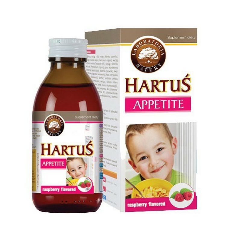 Hartus Appetite, siro ăn ngon cho bé, cải thiện chứng biếng ăn, kích thích tiêu hóa của trẻ (150ml)