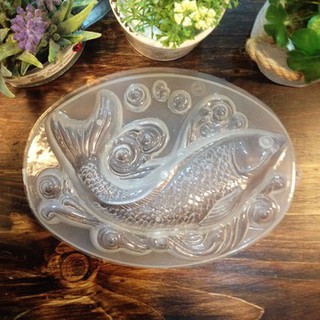 Khuôn nhựa rau cau hình các chép dài 20cm