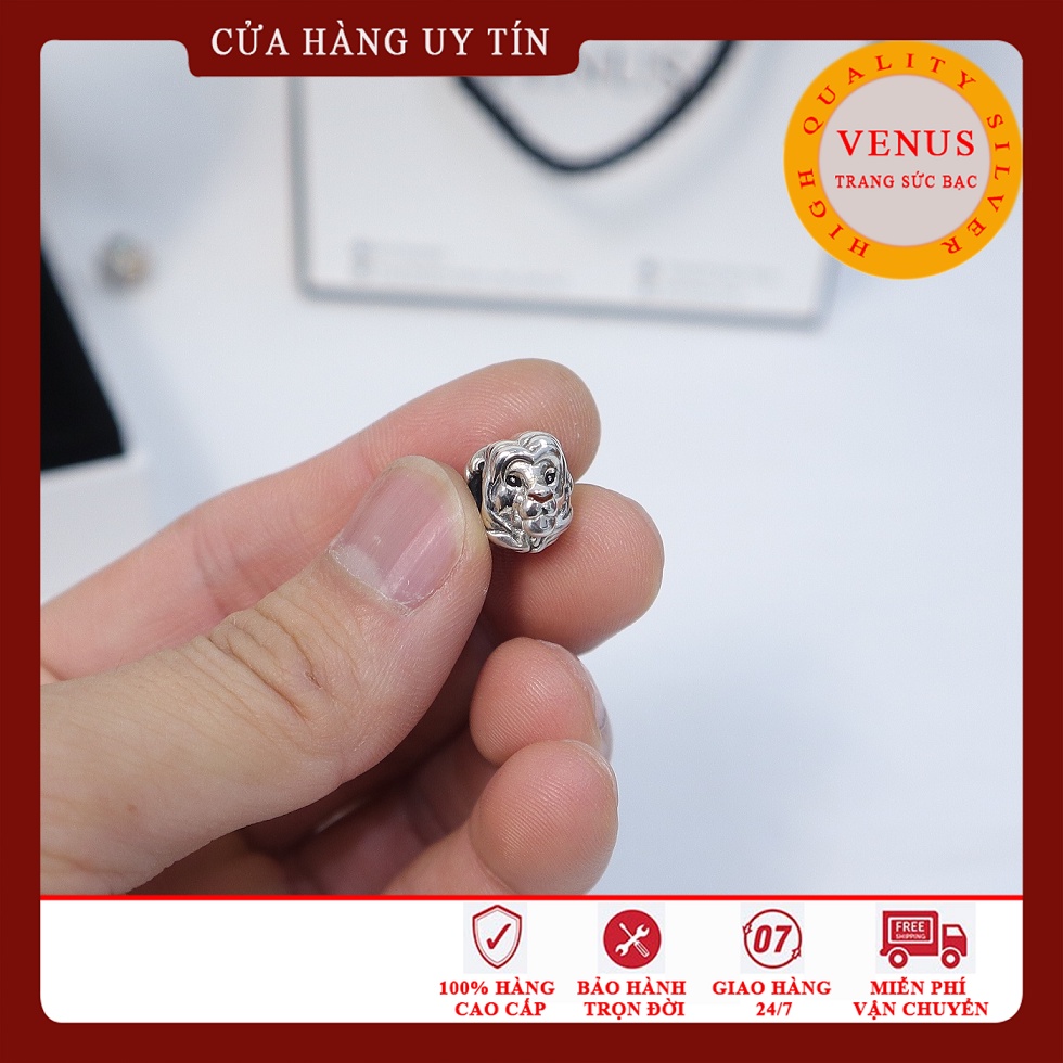 Charm sư tử- S925 cao cấp- Trang sức bạc Venus