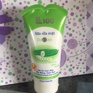 Sữa rửa mặt Dưa leo E100 tuýp 100g