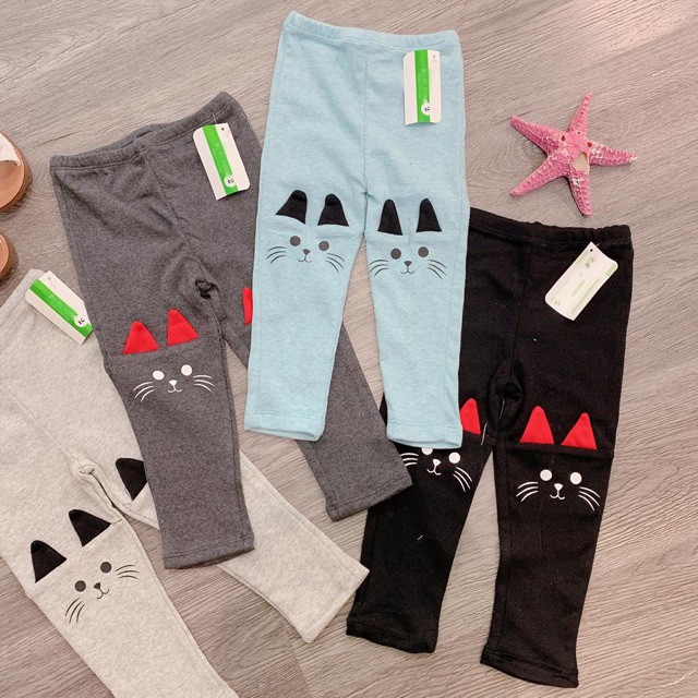 SET 4 QUẦN LEGGING CHO BÉ GÁI HÀNG CHUẨN XỊN