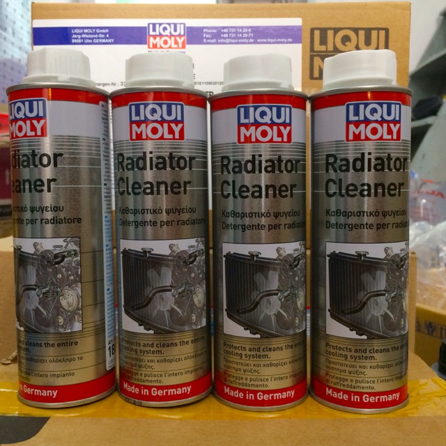 COMBO VỆ SINH KÉT NƯỚC LIQUI MOLY 1804 300ML VÀ NƯỚC LÀM MÁT ĐỎ 6924 PHA SẴN 1 LÍT