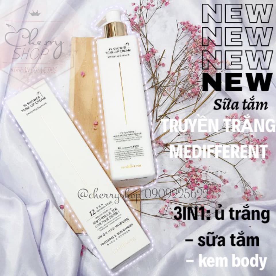 Sữa tắm trắng Medifferent In-shower Tone-Up Cream