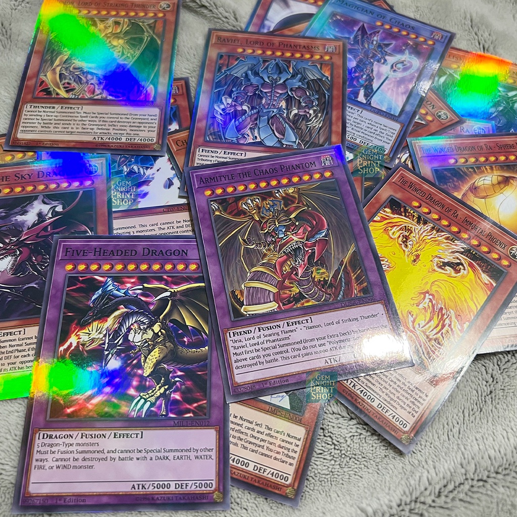 Bộ bài Yugioh - Combo Tam Ảo Ma - God Pack 2 Rainbow Foil