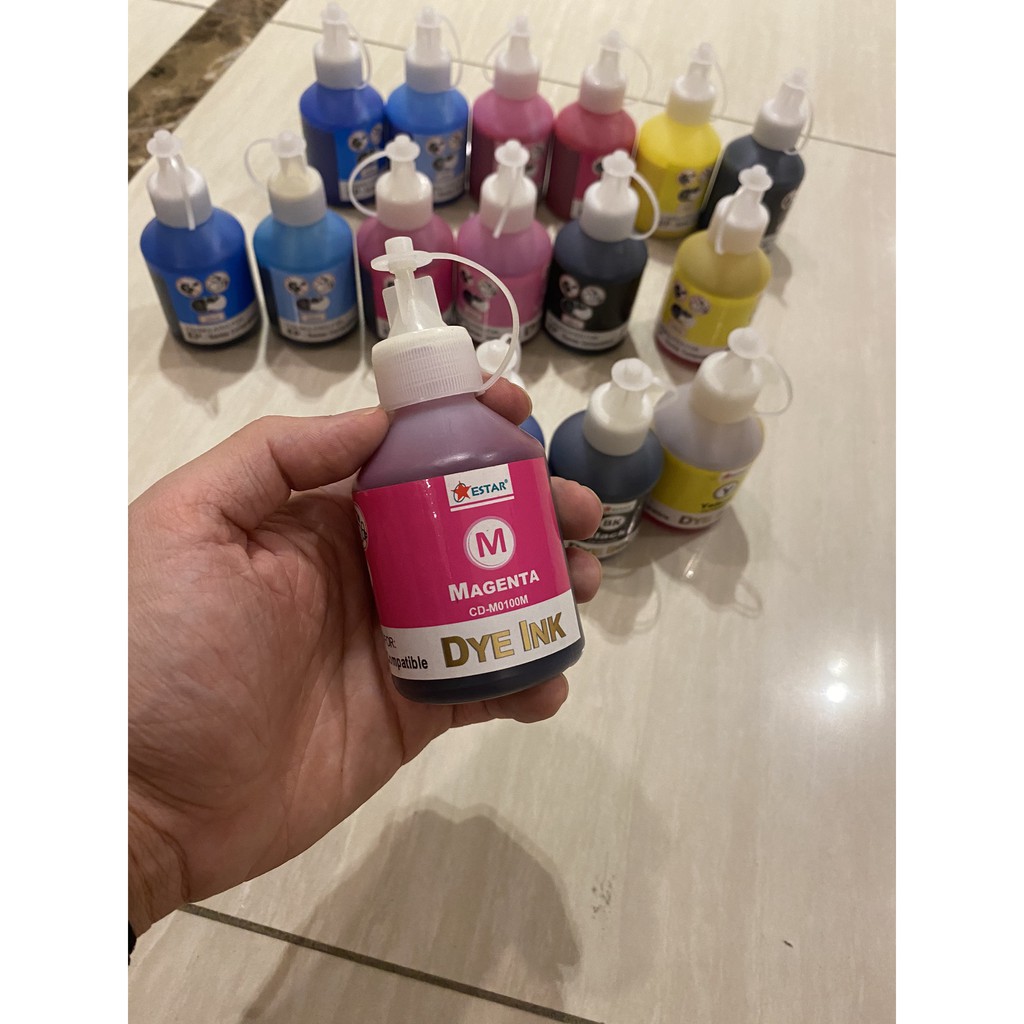 Bộ mực nước Cano.n Dye 4 màu| Cho máy in phun Cano.n (100ml) ( ĐẶT COMBO 4 MÀU SIÊU ƯU ĐÃI )