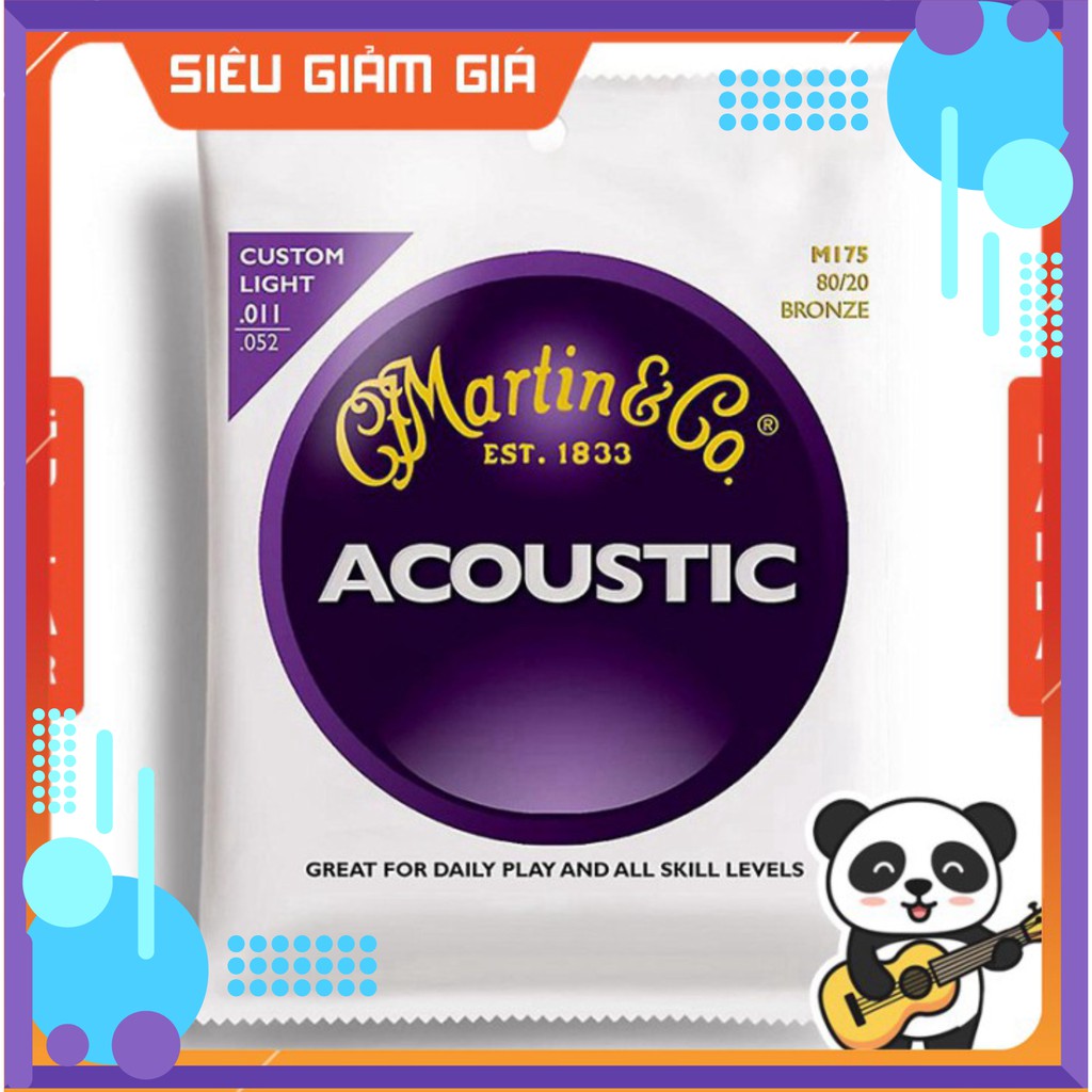 Dây đàn guitar Acoustic Martin & Co M175 (Martin M175) [Size 11] - Dòng Chuyên Nghiệp