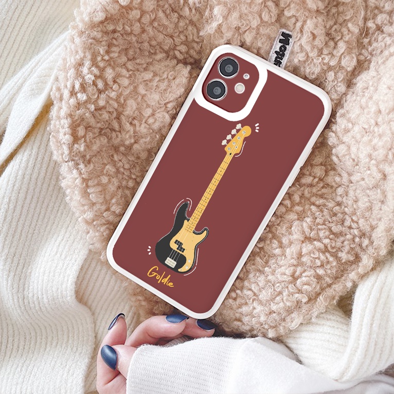 Ốp lưng iphone Đàn ghi ta cạnh vuông lỗ camera ốp iphone 6/6splus/7/7plus/8/8plus/x/xr/xs/11/12/13/pro/max/ tr1190