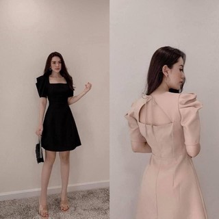 đầm cổ u hở lưng 9342