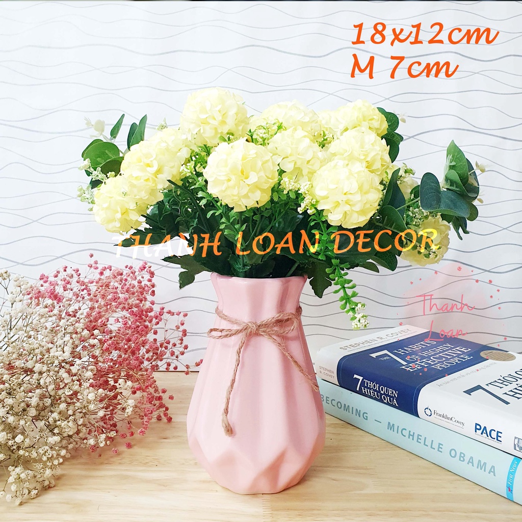 Lọ hoa decor Bát Tràng - Bình hoa gốm trang trí để bàn nhỏ xinh - Nhiều mẫu màu sắc đa dạng