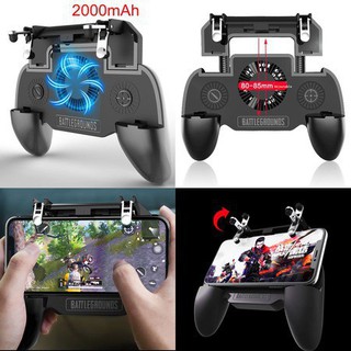 Tay cầm chơi game tản nhiệt - nút PUBG + PIn dự phòng - PUBG, ROS, FF siêu hot 2021