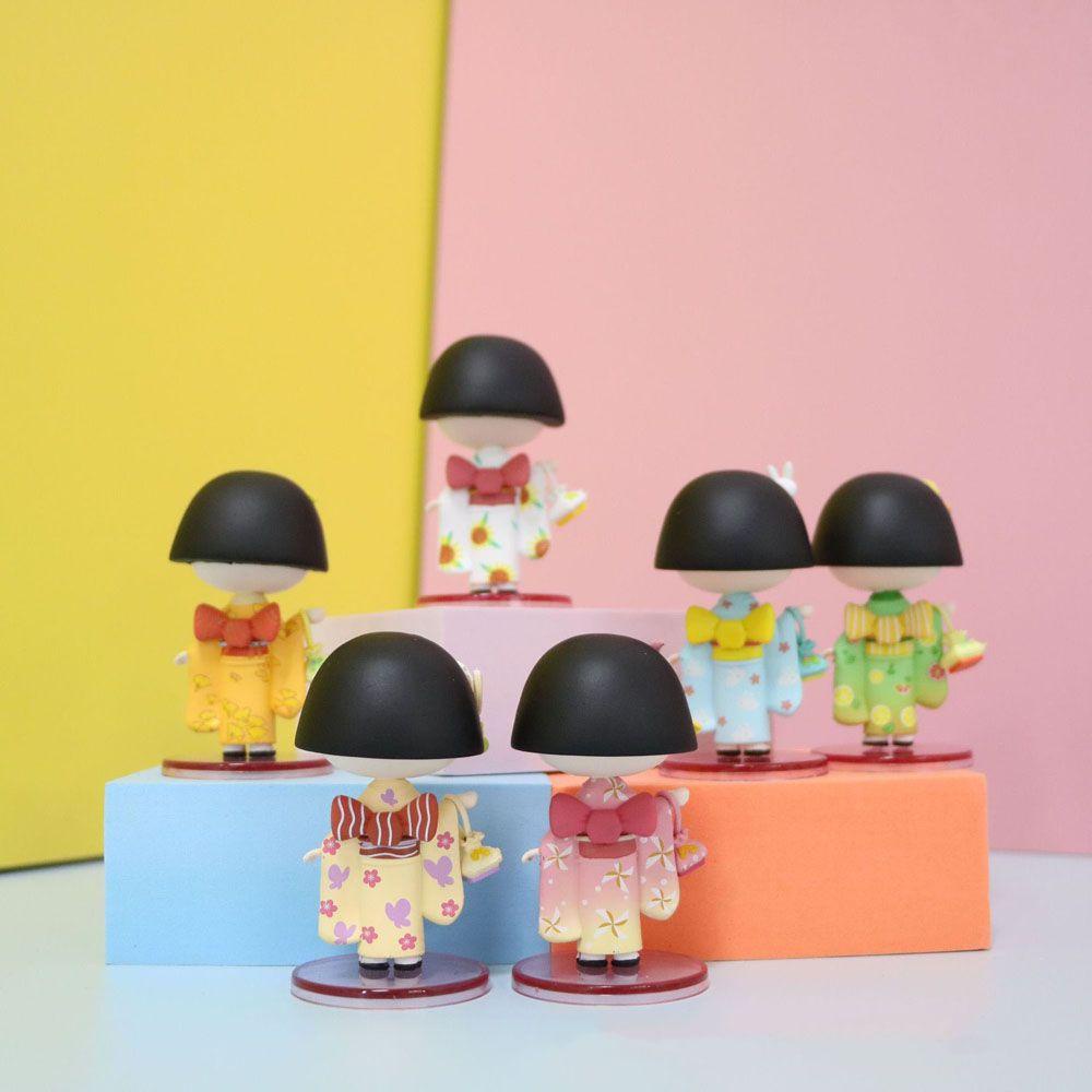 Set 6 Mô Hình Nhân Vật Phim Hoạt Hình Maruko Dễ Thương