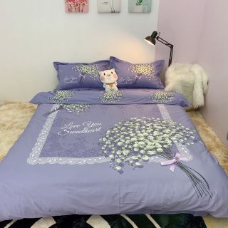 Cotton hoa nhí tím