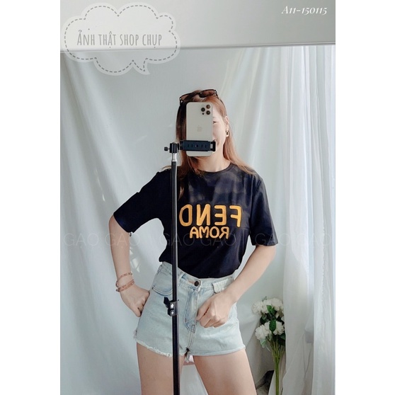 A11 Áo Thun Thêu Nổi Cho Con Ti