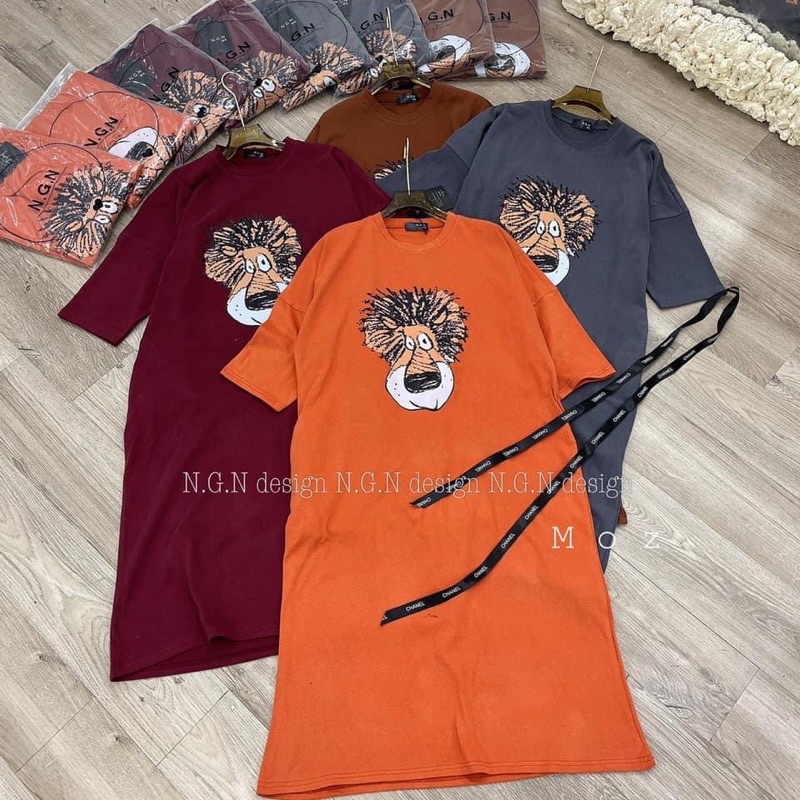 Váy suông dáng dài