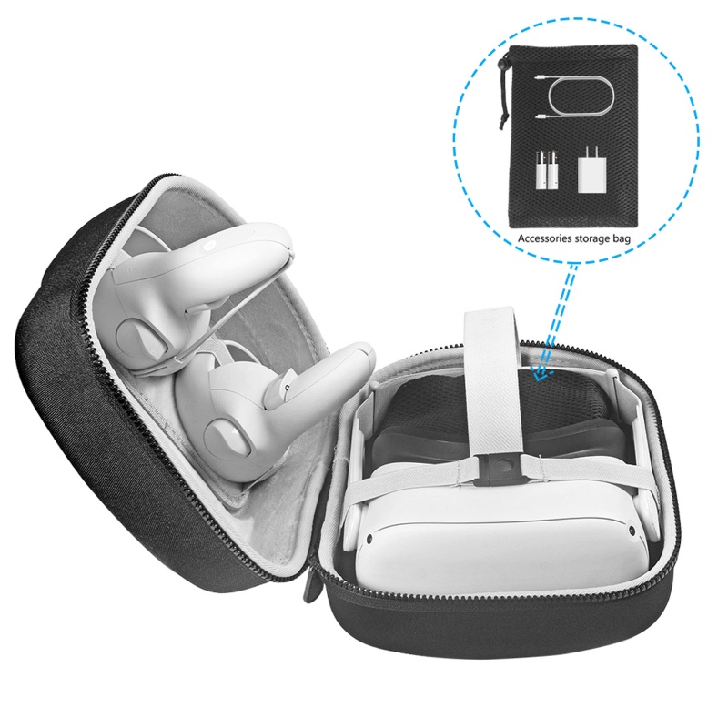 Hộp Cứng Đựng Bảo Vệ Cho Kính Thực Tế Ảo Oculus Quest 2 Vr