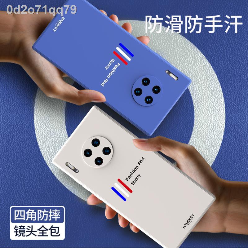 ốp chốngốp j7■Vỏ điện thoại di động Huawei mate30 new mate30pro Ống kính bao gồm tất cả silicone lỏng 5G chống rơi th