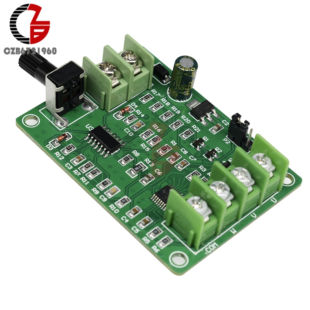 5V 12V Brushless DC Motor Driver Controller Board with Reverse Voltage