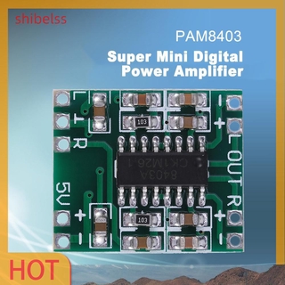 （ʚshibelss）5/10pcs PAM8403 Mini Digital Amplifier Boards 2x3W Power Amplifier Modules