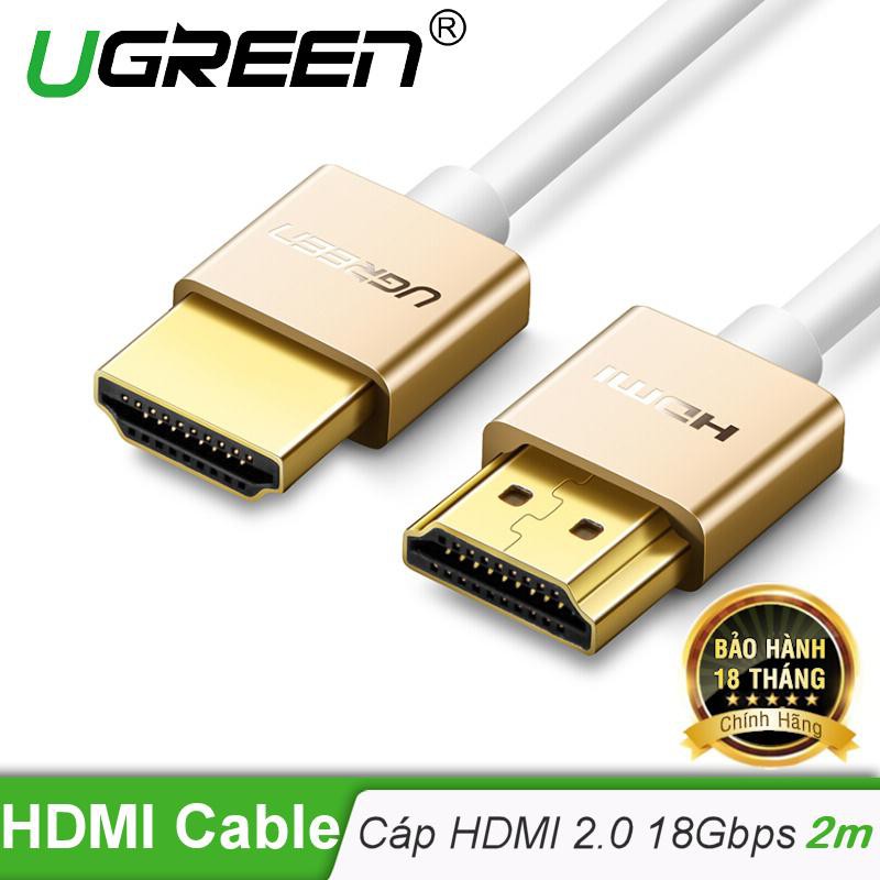 Dây HDMI 2.0 thuần đồng 18Gbps đầu hợp kim UGREEN HD117