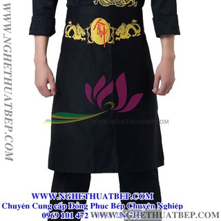 Tạp dề bếp thêu rồng