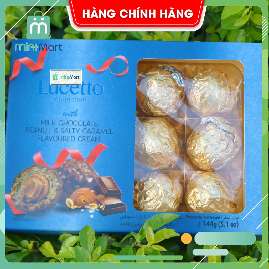 Socola hạt phỉ Lucetto