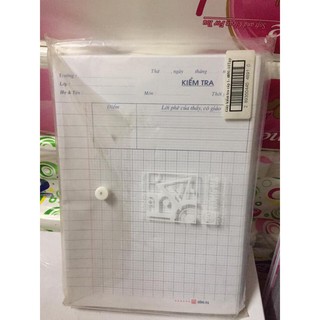[ĐỔ SỈ 4.8k/Tập] Sỉ 5 Túi Giấy kiểm tra cấp 1,Kiểm Tra Ô Ly HH ( 5 Túi = 50 Tập = 300 Tờ Đôi )