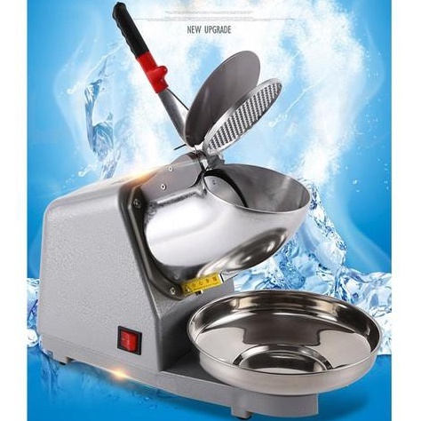Máy Bào Đá 2 Lưỡi 2 Nắp, Máy Xay Đá Bào Tuyết Xay Nhanh Siêu Mịn Công Suất 300W