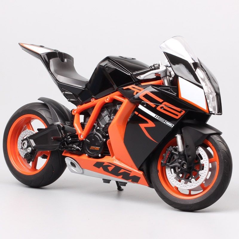 Mô hình moto KTM 1190 RC8 tỉ lệ 1:10 WELLY