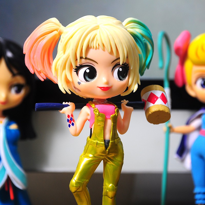 Mô hình Joker và Harley Quinn chibi cosbaby cute cao 14cm