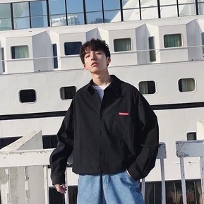 Áo Sơ Mi Tay Dài Phong Cách Retro Dành Cho Nam