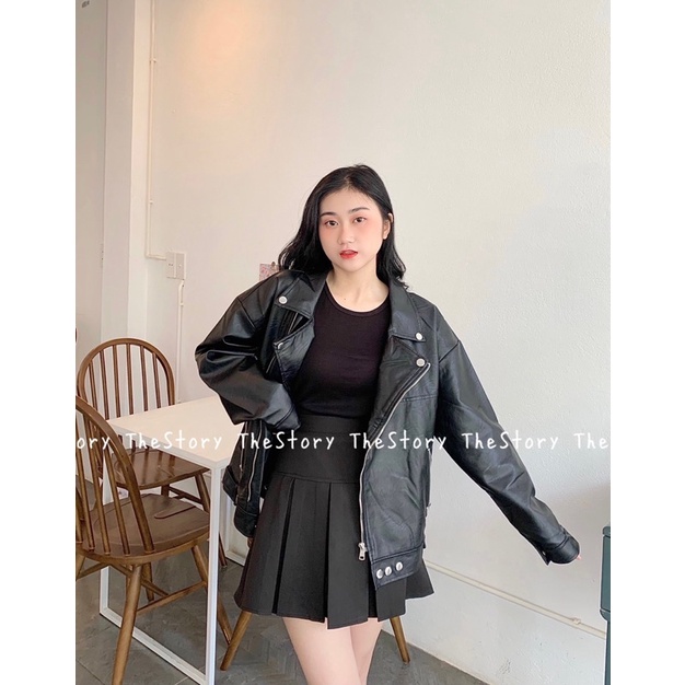 [STR] [ẢNH THẬT SHOP CHỤP] Áo khoác da A1635