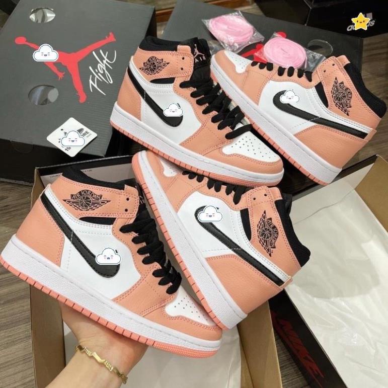 Giày thể thao nữ air Jordan 1 Hồng Đen cổ cao cổ thấp cá tính hot nhất 2021 Full Box -1_yhg | BigBuy360 - bigbuy360.vn