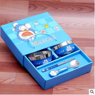 SÉT BÁT ĂN HELLO KITTY – DOREMON – POOH CHO BÉ