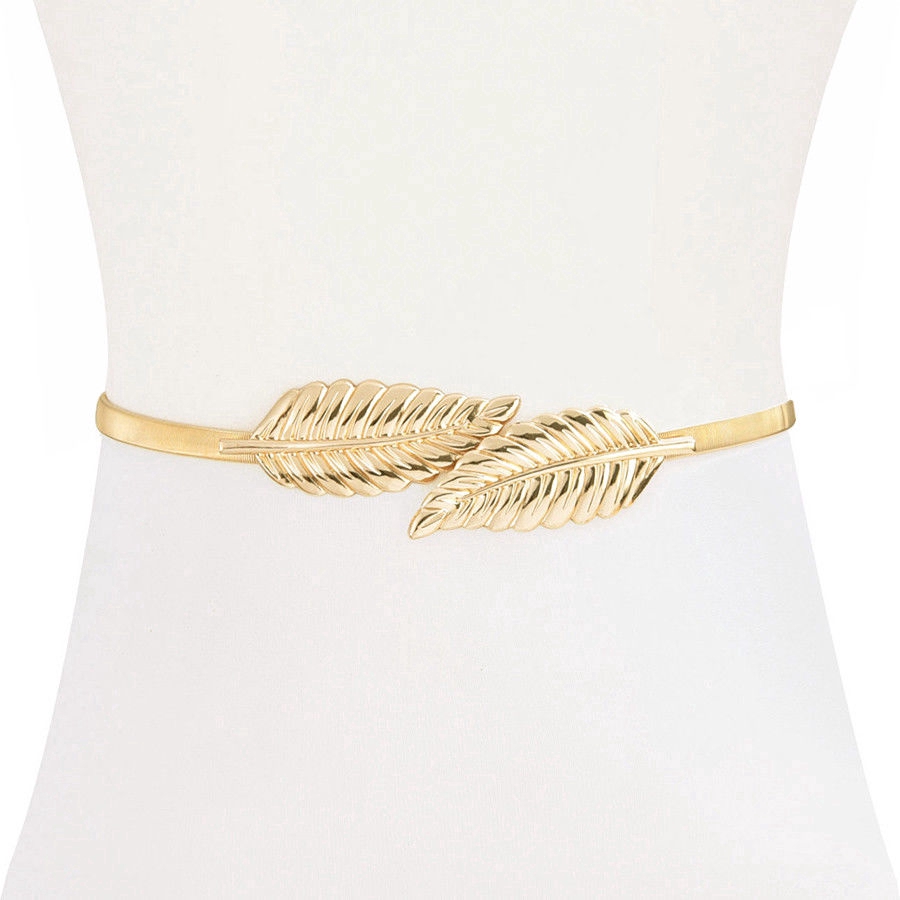 Đai lưng thiết kế kiểu lá cây độc đáo đẹp mắt