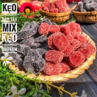 Kẹo dâu tây,dâu tằm mix Đà Lạt hũ 500gram