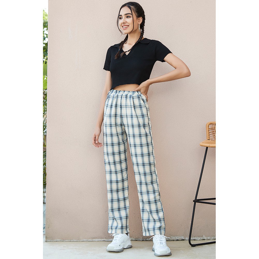 Áo croptop Lovito có cổ thời trang L02083 (Màu đen) | BigBuy360 - bigbuy360.vn