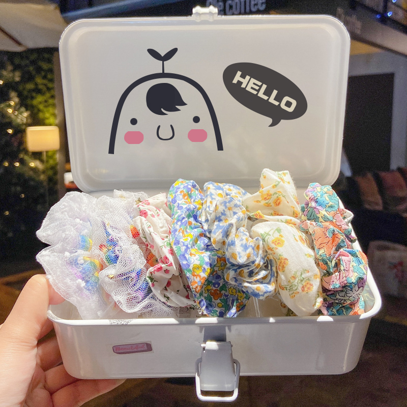 Dây Buộc Tóc Nữ Hình Bánh Donut Dễ Thương