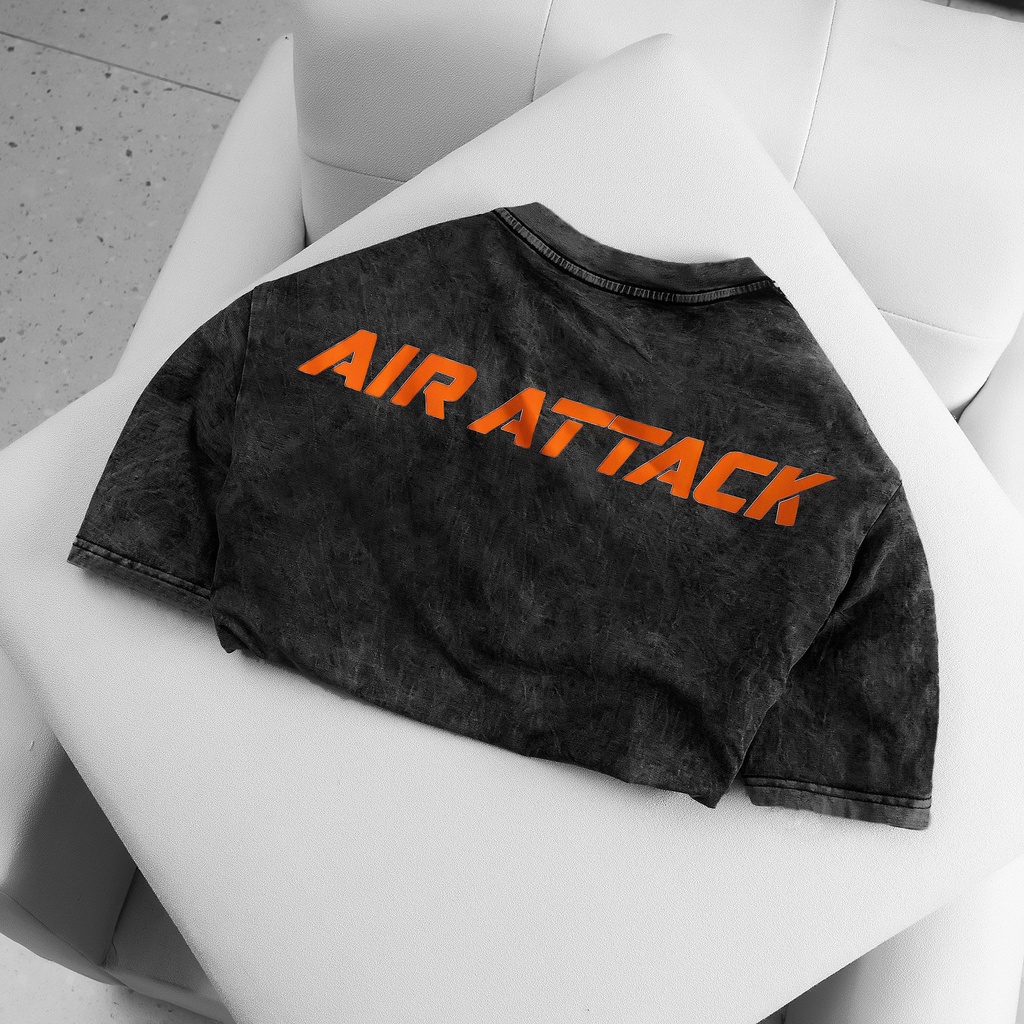 Áo thun Unisex ATTACK Wash Tee phông nam nữ tay lỡ oversize form rộng | BigBuy360 - bigbuy360.vn