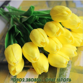 SALE  SHOCK: Hoa tulip PU (vàng)