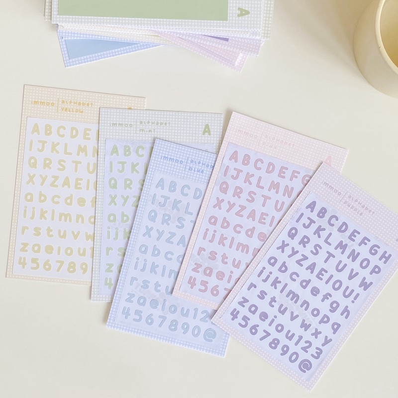 Sticker ALPHABET | immoo |