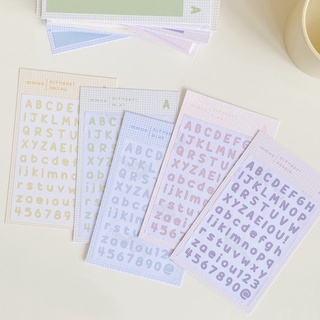 Sticker alphabet | immoo |